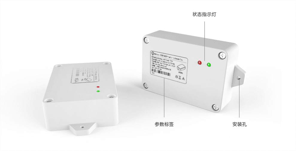 物资定位标签尺寸示意1